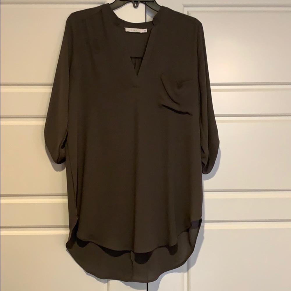 Lush dark green top